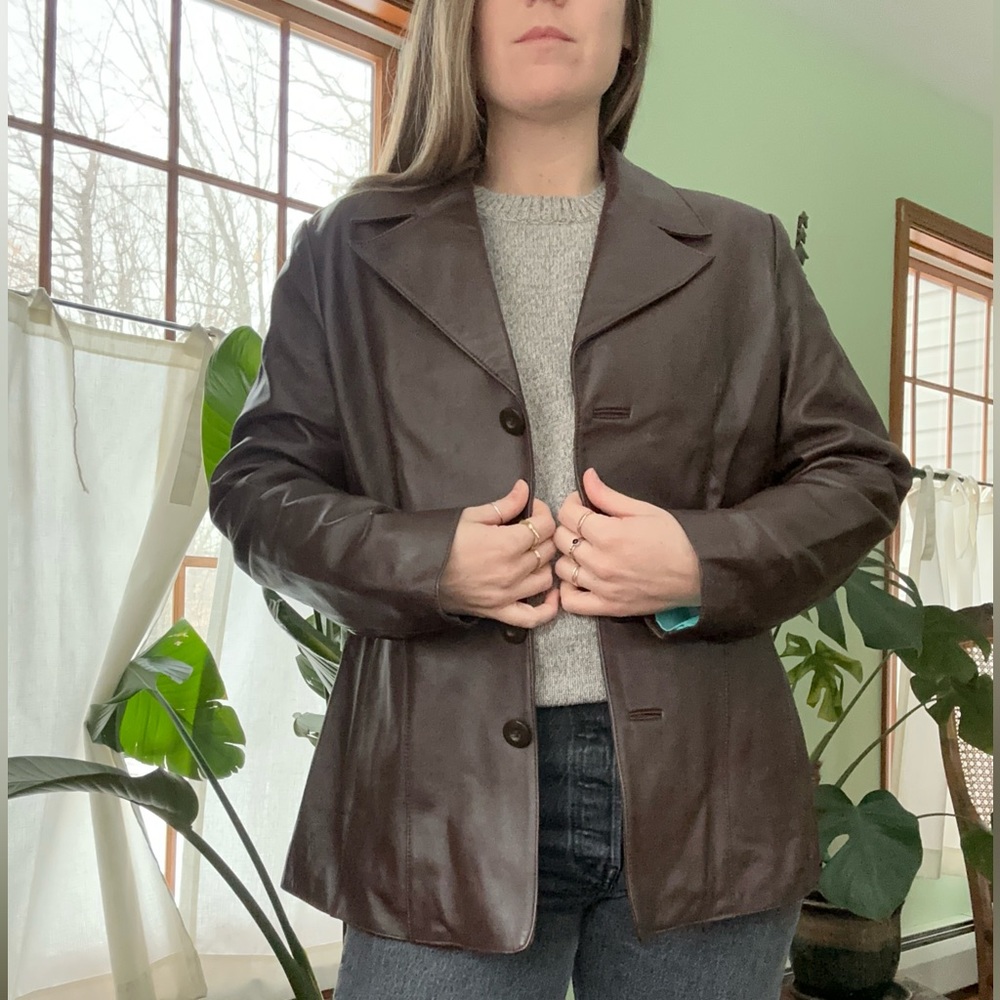 Wilson’s Women’s Brown Leather Jacket